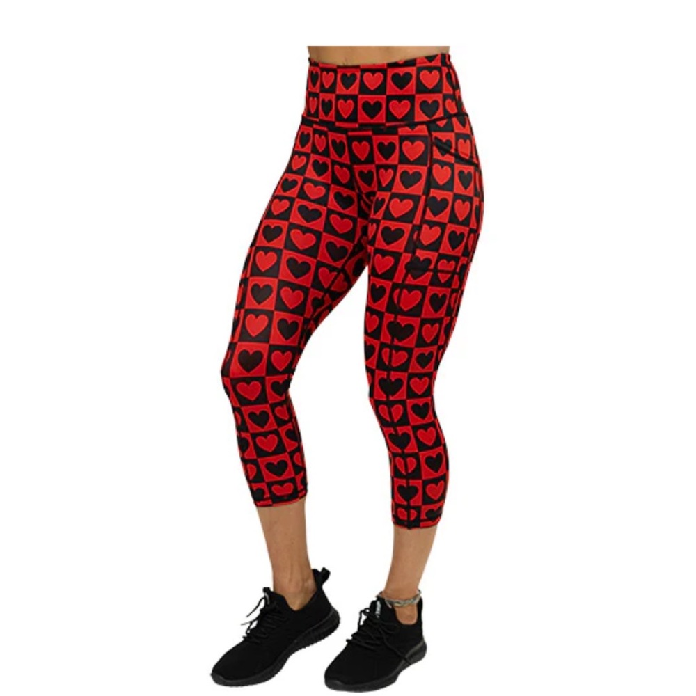 Constantly Varied Gear “Queen of Hearts” Capri Leggings
